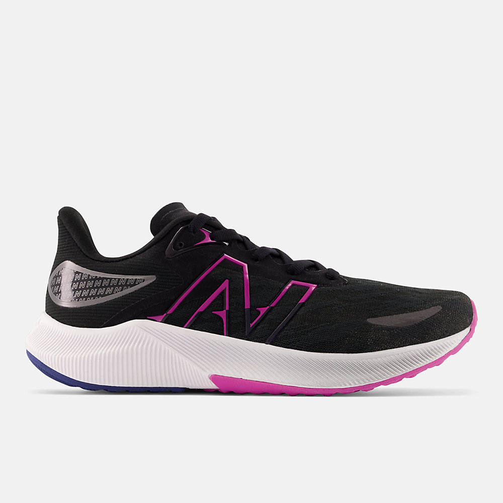 New Balance FuelCell Propel V3 Shoes Black with Magenta Pop